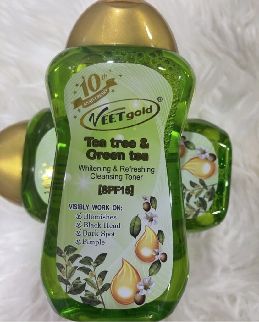 Veetgold Tea Tree Green Tea Whitening Refreshing Cleansing Toner