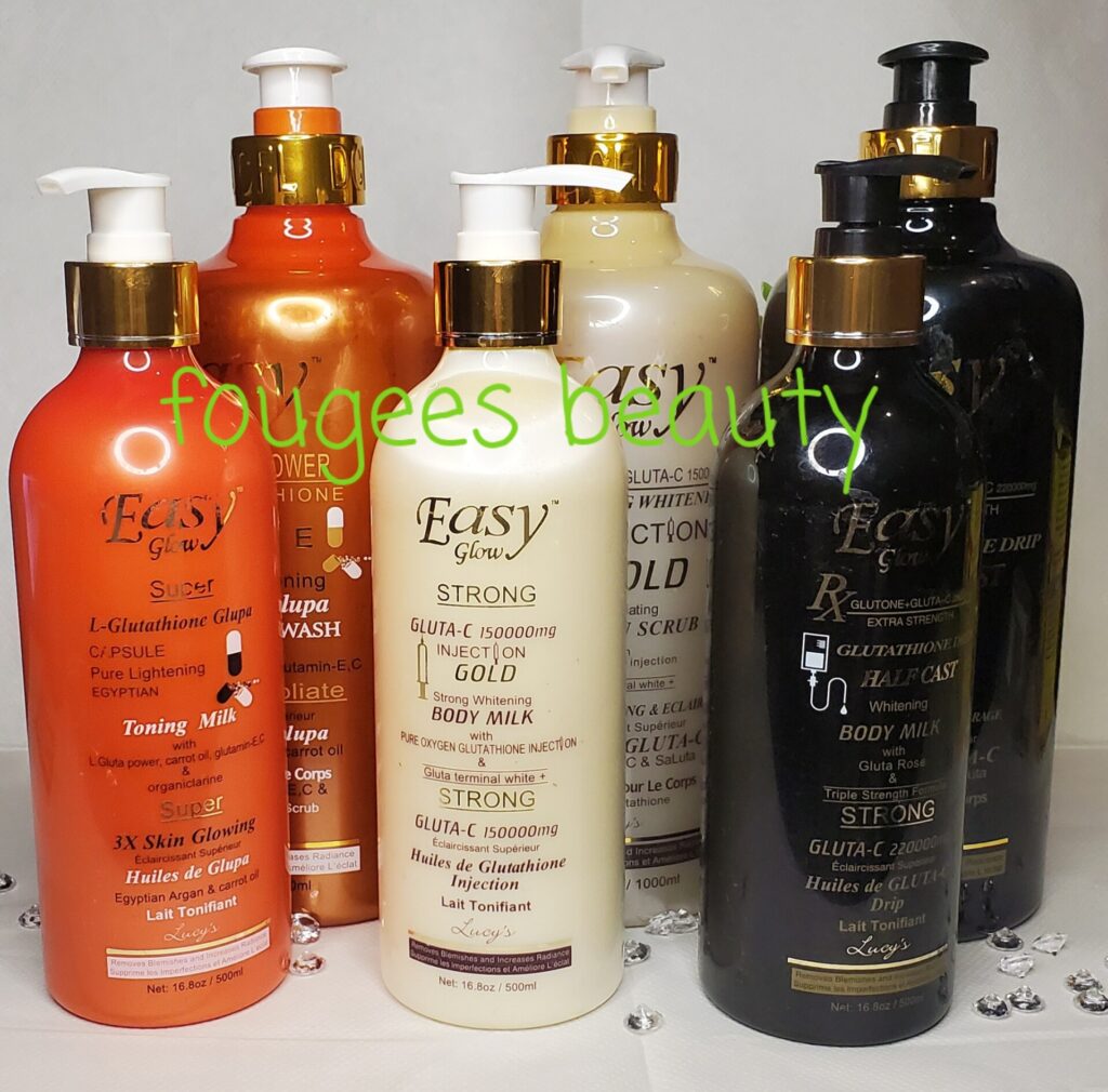 Easy Glow Strong Half Cast Whitening With Gluta Rose Body Milk And Body