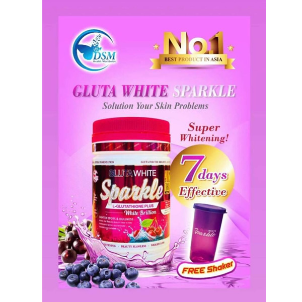 Gluta White Sparkle L-Glutathione Plus The Best Skin Whitening ...