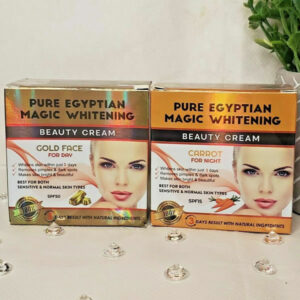 Pure Egyptian Magic Face Cream – Gold Face Day & Carrot Night – Fougees ...