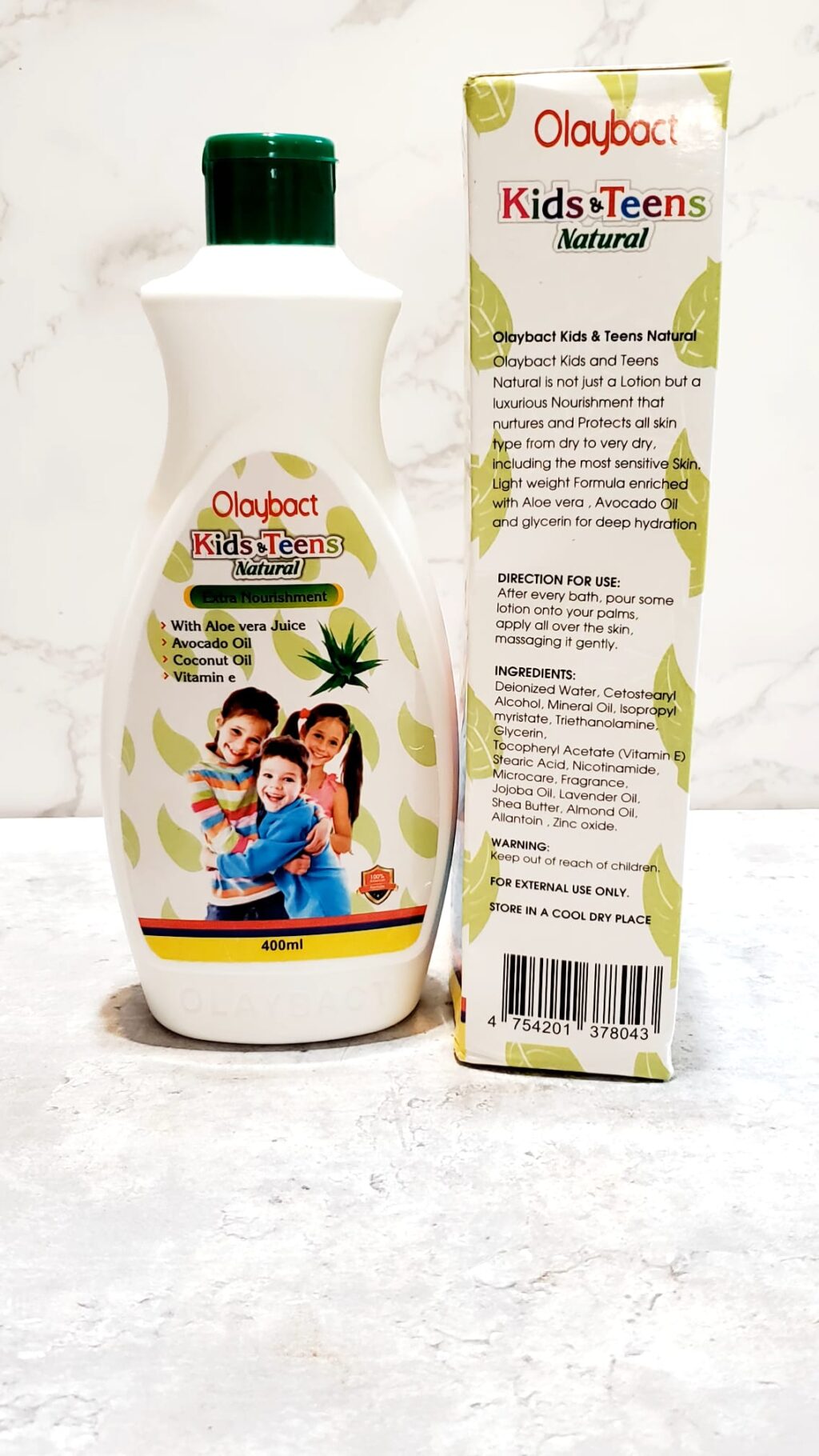 Olaybact Kids & Teens Natural Extra Nourishment Lotion – Fougees Beauty